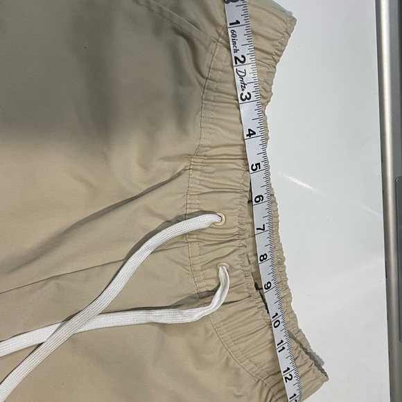 Nike Track Pants in Beige with White Accents - Picture 4 of 12